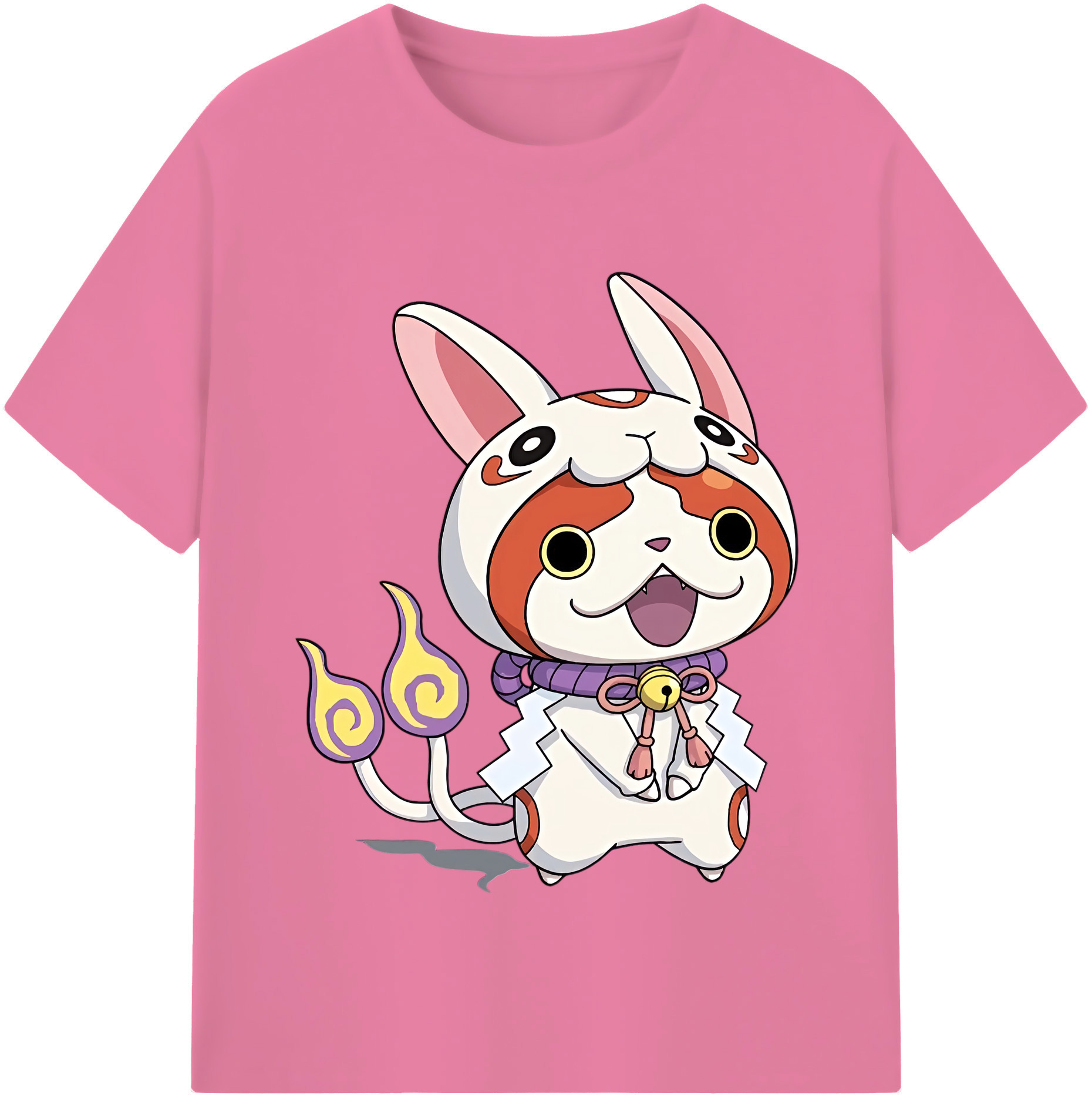 （画像用） 妖怪ウォッチ Yo-kai Watch 綿100％半袖Tシャツ（フロントプリント）